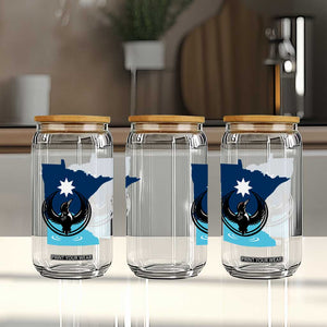 Minnesota Loon Rising Glass Can Star Emblem MN State Flag Pride TS02 Print Your Wear