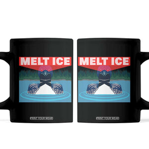 Melt Ice Red Eye Laser Loon Coffee Mug Political Resistance Minnesota Protest TS02 Black Print Your Wear