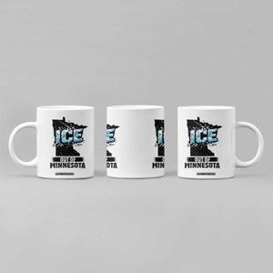 Ice Out of Minnesota Coffee Mug MN State Map Abolish Ice Protest TS02 Print Your Wear