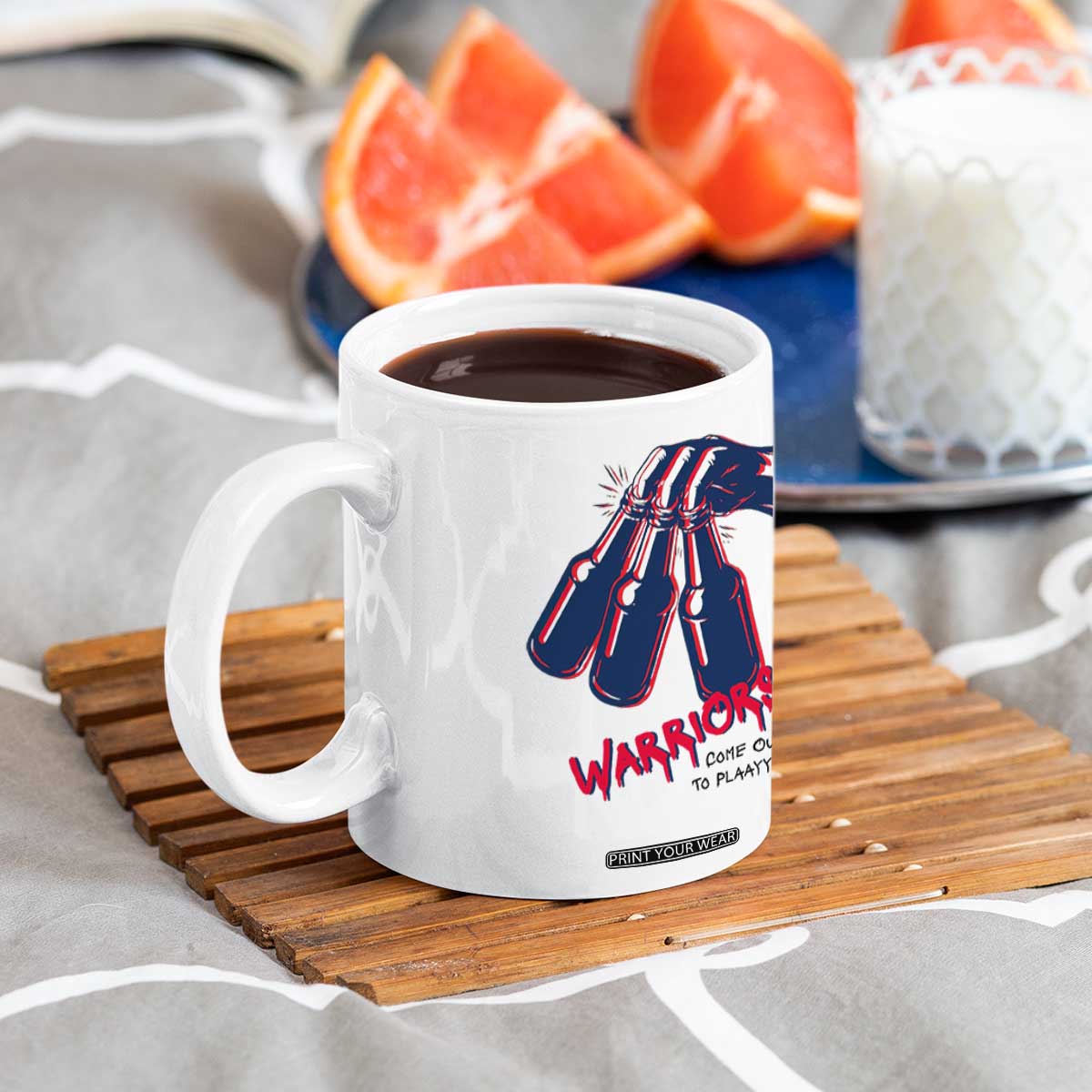 Warriors Come Out to Play Coffee Mug Energetic Game Day Patriot Motivation TS02 Print Your Wear