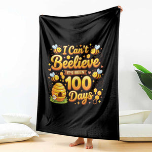 I Can't Believe It's Been 100 Days of School Cute Bee Throw Blanket TS02 Print Your Wear