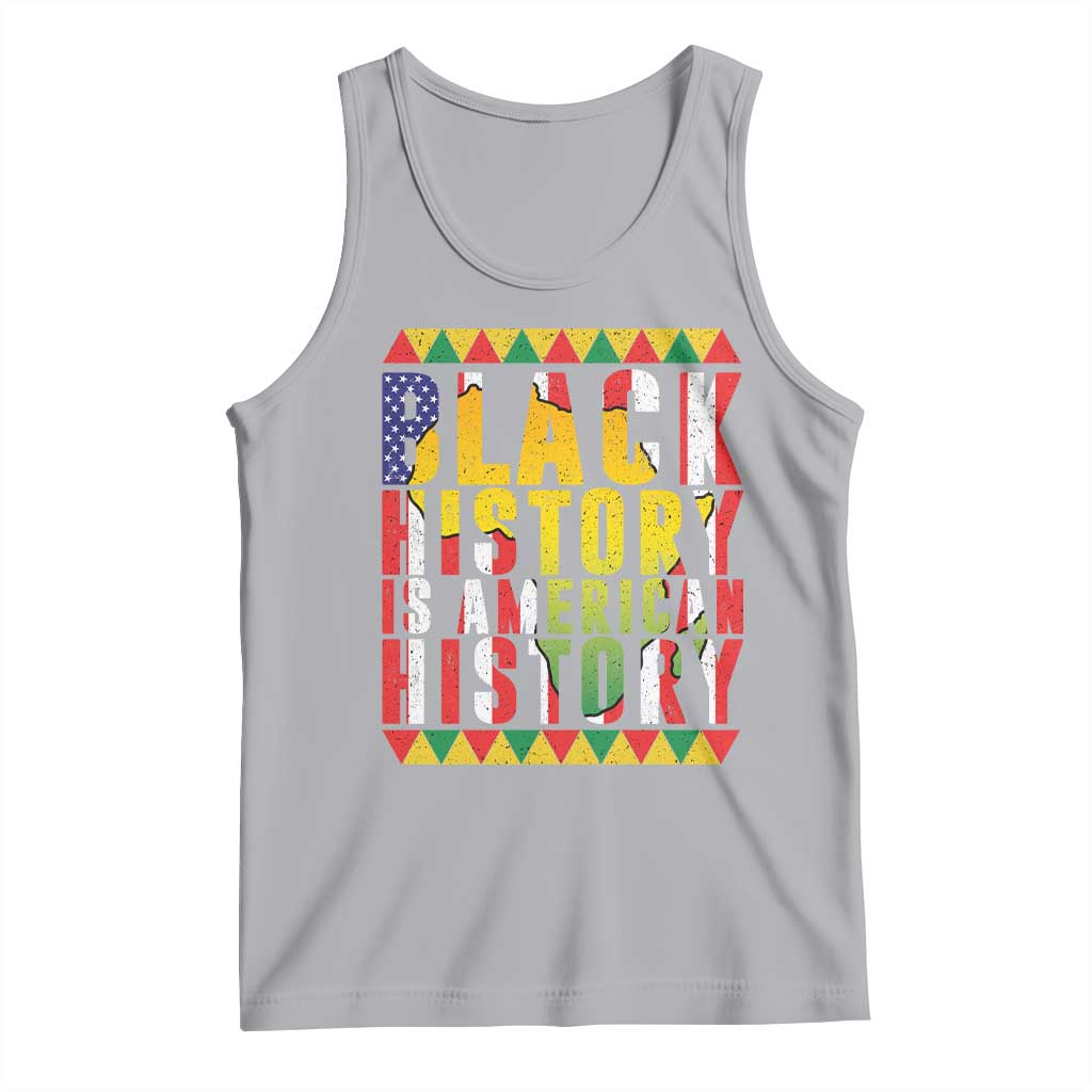 Black History is American History Tank Top Patriotic African Pride TS02 Athletic Heather Print Your Wear
