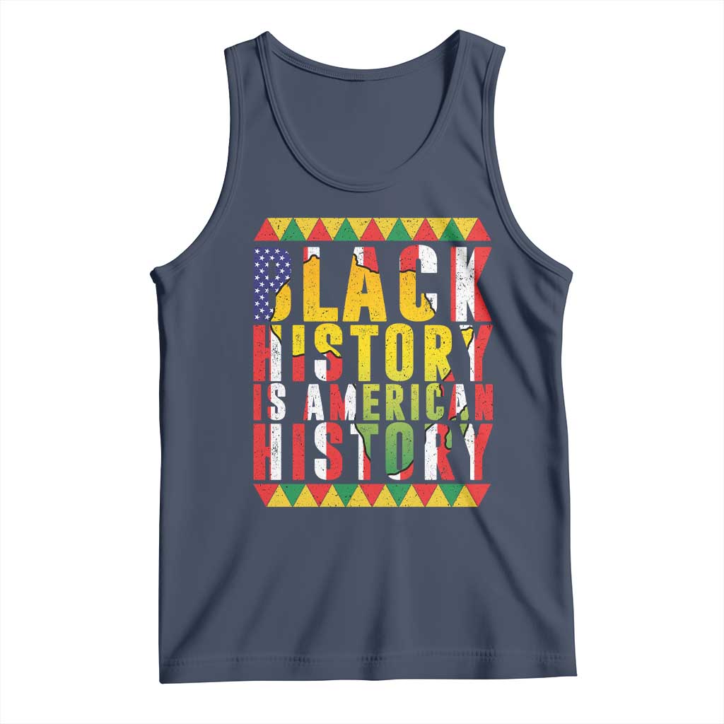 Black History is American History Tank Top Patriotic African Pride TS02 Navy Print Your Wear