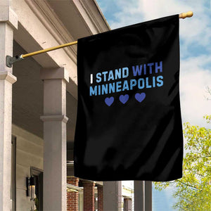 I Stand With Minneapolis Garden Flag Blue Heart Solidarity Support Minnesota Strong TS02 Print Your Wear