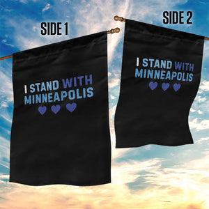 I Stand With Minneapolis Garden Flag Blue Heart Solidarity Support Minnesota Strong TS02 Print Your Wear