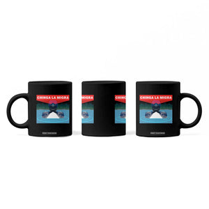 Chinga La Migra Red Eye Laser Loon Coffee Mug Political Resist Ice Minnesota Protest TS02 Print Your Wear