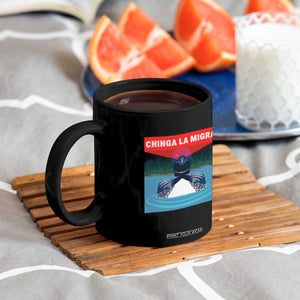 Chinga La Migra Red Eye Laser Loon Coffee Mug Political Resist Ice Minnesota Protest TS02 Print Your Wear