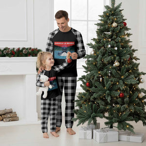 Chinga La Migra Red Eye Laser Loon Plaid Pajama Set Political Resist Ice Minnesota Protest TS02 White Plaid Print Your Wear