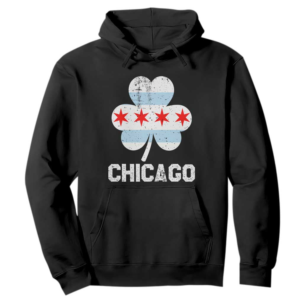 Chicago St Patrick's Day Hoodie South Side Irish Pride Shamrock TS02 Black Printyourwear