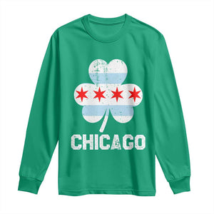 Chicago St Patricks Day Long Sleeve Shirt South Side Irish Pride Shamrock TS02 Irish Green Print Your Wear