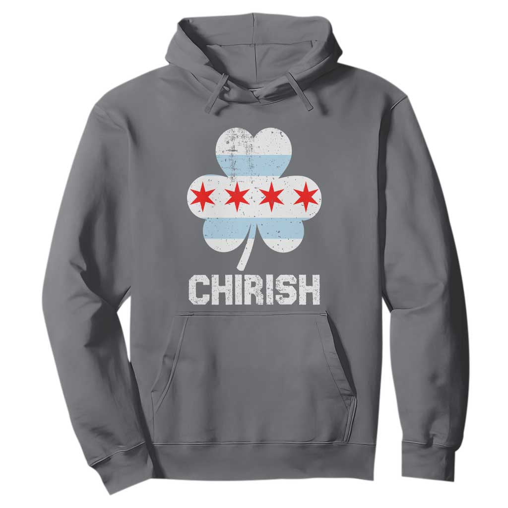 Chicago St Patrick's Day Hoodie Chirish American Irish South Side Pride Shamrock TS02 Charcoal Printyourwear