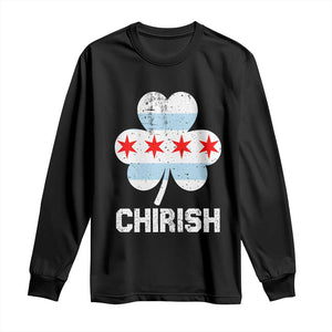 Chicago St Patricks Day Long Sleeve Shirt Chirish American Irish South Side Pride Shamrock TS02 Black Print Your Wear