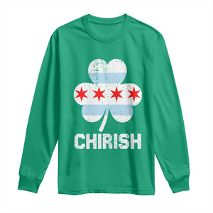 Chicago St Patricks Day Long Sleeve Shirt Chirish American Irish South Side Pride Shamrock TS02 Irish Green Print Your Wear