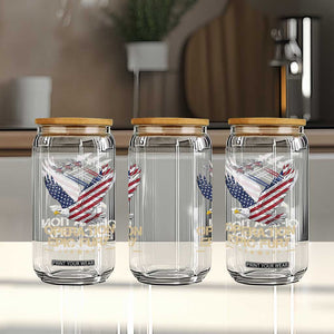 Operation Epic Fury American Eagle Flag Glass Can Jet Flyover USA Freedom TS02 Print Your Wear