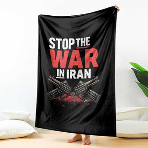 Stop the War in Iran Throw Blanket Anti War Protest Peace Advocacy Human Rights TS02 Print Your Wear