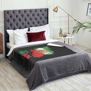 Free Iran Lion And Sun Map Graphic Throw Blanket Persian Heritage Freedom Support TS02 Print Your Wear