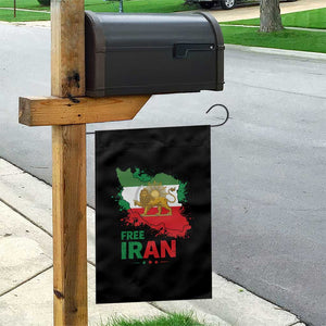 Free Iran Lion And Sun Map Graphic Garden Flag Persian Heritage Freedom Support TS02 Print Your Wear