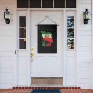Free Iran Lion And Sun Map Graphic Garden Flag Persian Heritage Freedom Support TS02 Print Your Wear