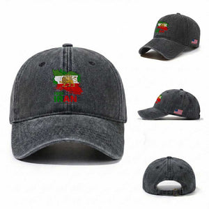 Free Iran Lion And Sun Map Graphic Washed Cotton Baseball Cap Persian Heritage Freedom Support TS02 Washed Cap Universal Fit Dark Gray Print Your Wear
