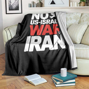 No US Israel War On Iran Throw Blanket Anti War Peace Dove TS02 Print Your Wear
