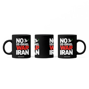 No US Israel War On Iran Coffee Mug Anti War Peace Dove TS02 Print Your Wear