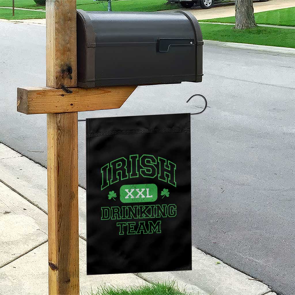 Irish Drinking Team XXL Funny St Patricks Day Party Squad Garden Flag TS02 Print Your Wear