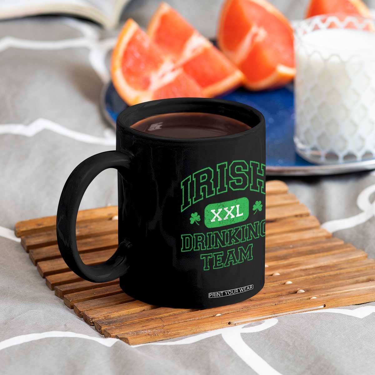 Irish Drinking Team XXL Funny St Patricks Day Party Squad Coffee Mug TS02 Print Your Wear