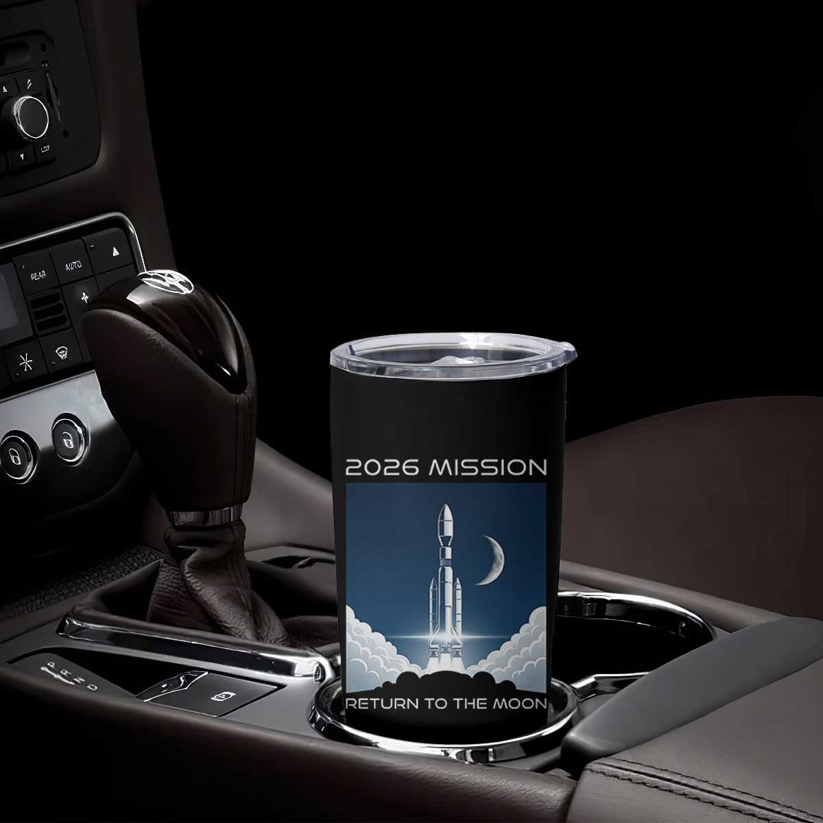 Future Lunar Mission 2026 Tumbler Cup Rocket Launch Lunar Orbit Space Exploration TS02 Print Your Wear