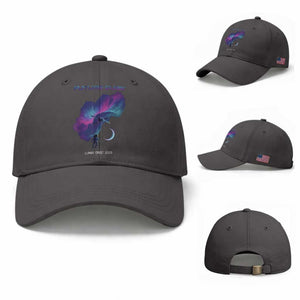 Future Dusk Lunar Orbit 2026 Baseball Cap Cosmic Nebula Astronaut n Satellite Space Exploration TS02 Baseball Cap Universal Fit Dark Gray Print Your Wear