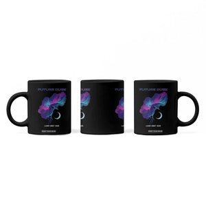 Future Dusk Lunar Orbit 2026 Coffee Mug Cosmic Nebula Astronaut n Satellite Space Exploration TS02 Print Your Wear