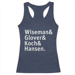 Lunar Orbit Crew 2026 Mission Names Racerback Tank Top Astronaut Supporters Space Exploration Enthusiasts TS02 Navy Print Your Wear