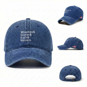 Lunar Orbit Crew 2026 Mission Names Washed Cotton Baseball Cap Astronaut Supporters Space Exploration Enthusiasts TS02 Washed Cap Universal Fit Royal Blue Print Your Wear
