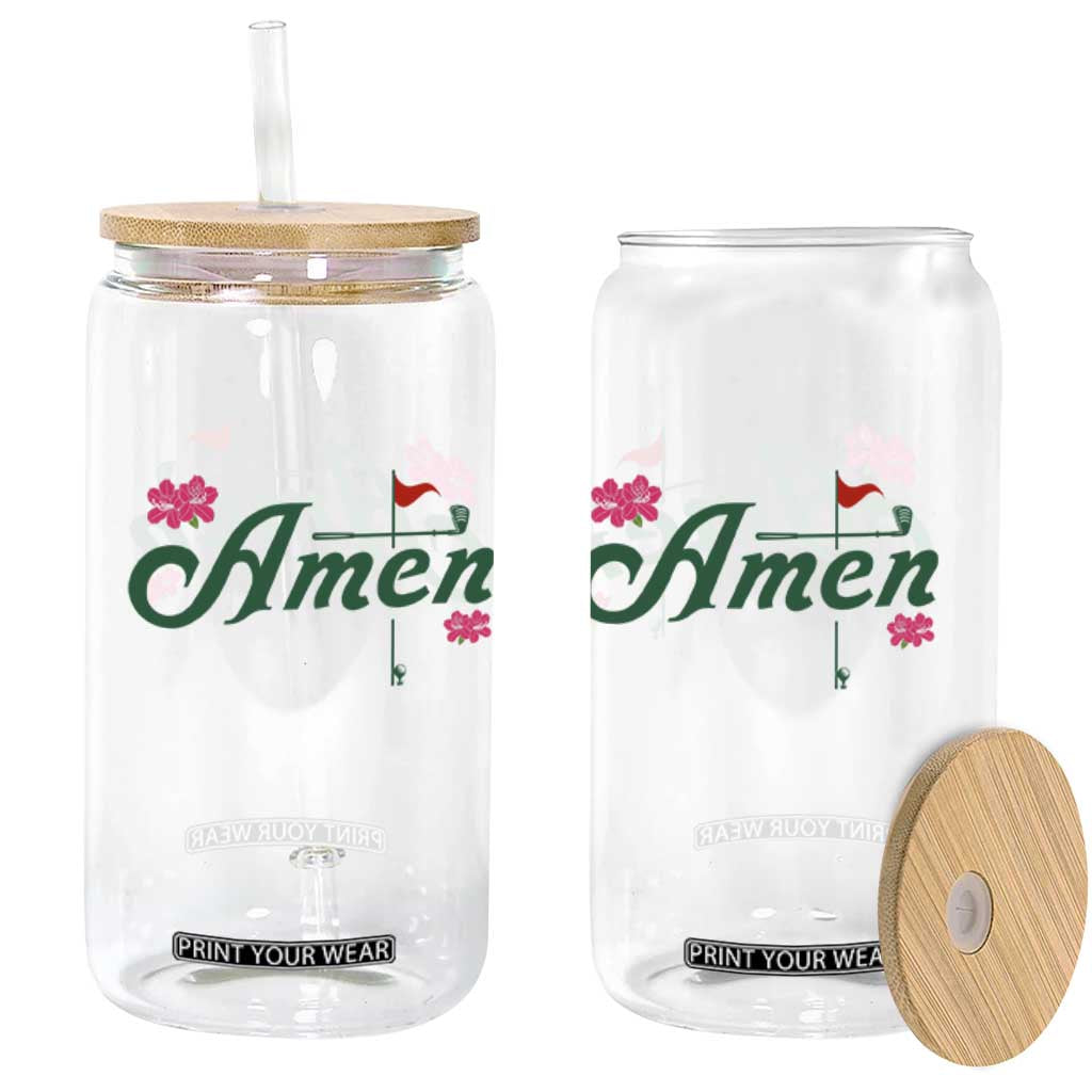 Golf Lover Amen Azalea Graphic Glass Can Augusta Georgia Traditions Golfing Fan TS02 Print Your Wear