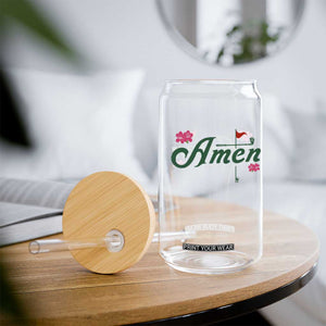 Golf Lover Amen Azalea Graphic Glass Can Augusta Georgia Traditions Golfing Fan TS02 Print Your Wear