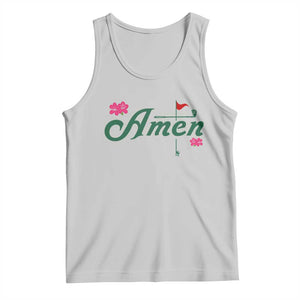 Golf Lover Amen Azalea Graphic Tank Top Augusta Georgia Traditions Golfing Fan TS02 Ash Print Your Wear