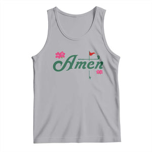 Golf Lover Amen Azalea Graphic Tank Top Augusta Georgia Traditions Golfing Fan TS02 Athletic Heather Print Your Wear