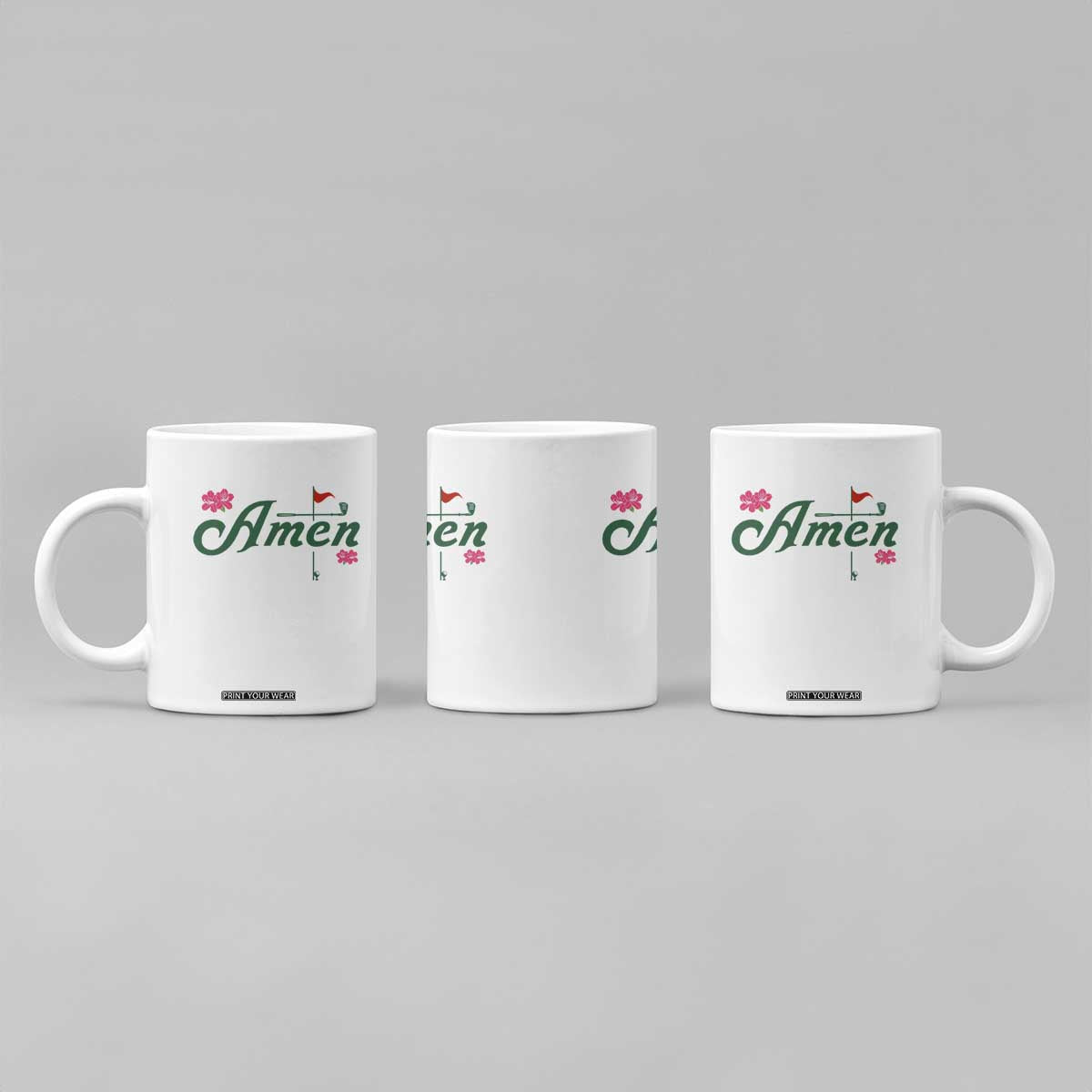 Golf Lover Amen Azalea Graphic Coffee Mug Augusta Georgia Traditions Golfing Fan TS02 Print Your Wear