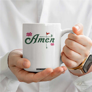 Golf Lover Amen Azalea Graphic Coffee Mug Augusta Georgia Traditions Golfing Fan TS02 Print Your Wear