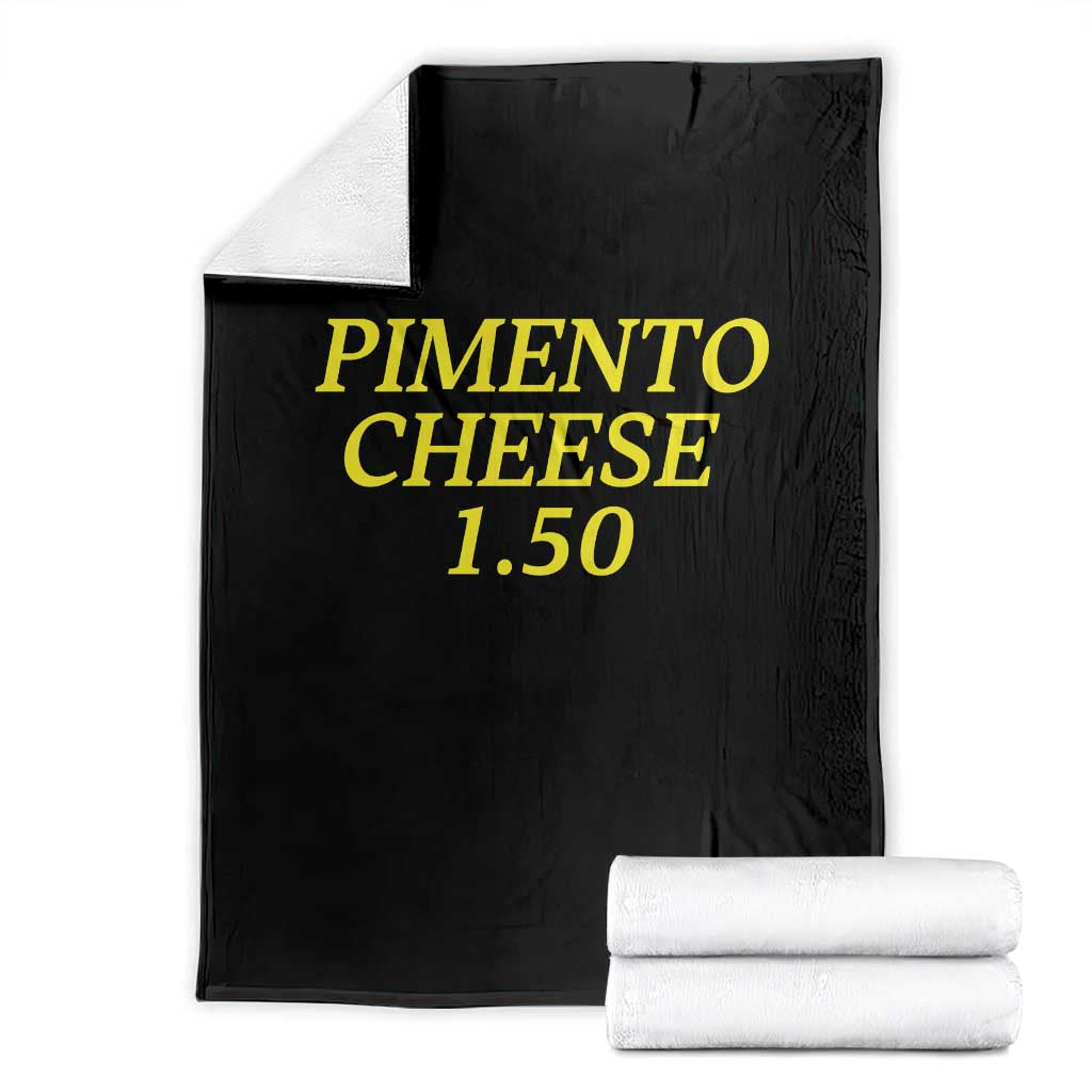 Pimento Cheese One Fifty Funny Golf Snack Throw Blanket Georgia Golfing Traditions Lover Humor TS02 Black Print Your Wear