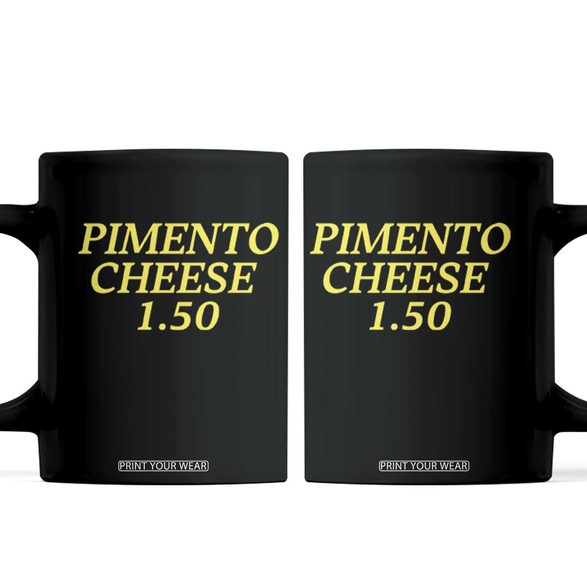 Pimento Cheese One Fifty Funny Golf Snack Coffee Mug Georgia Golfing Traditions Lover Humor TS02 Black Print Your Wear