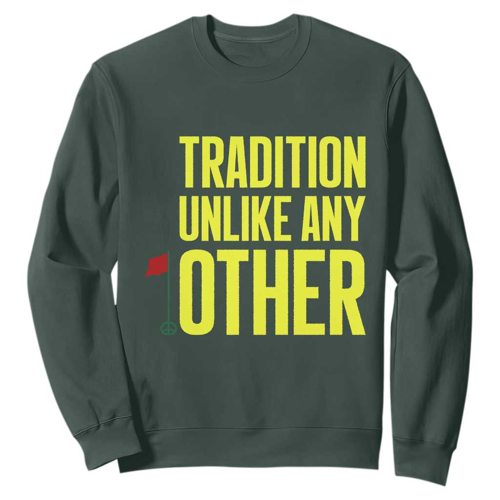 Tradition Unlike Any Other Georgia Golfing Sweatshirt for Golf Lover Augusta Sports TS02 Dark Forest Green Print Your Wear