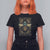 Dark Academia Spiritual Bumble Bee Tarot Card T Shirt For Women TS02 Black Printyourwear