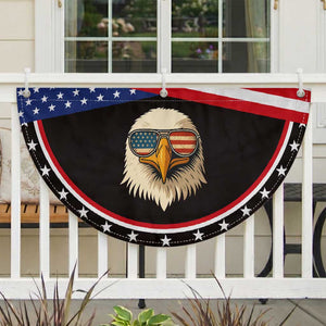 American Bald Eagle Patriotic Fan Flag With Sunglasses USA Flag Vintage TS02 2pcs pack Classic Black Print Your Wear