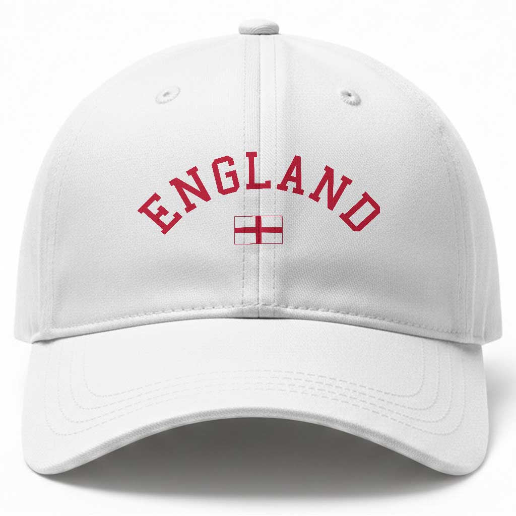 Vintage England Flag Pride Baseball Cap Patriotic St Georges Cross Heritage TS02 Print Your Wear