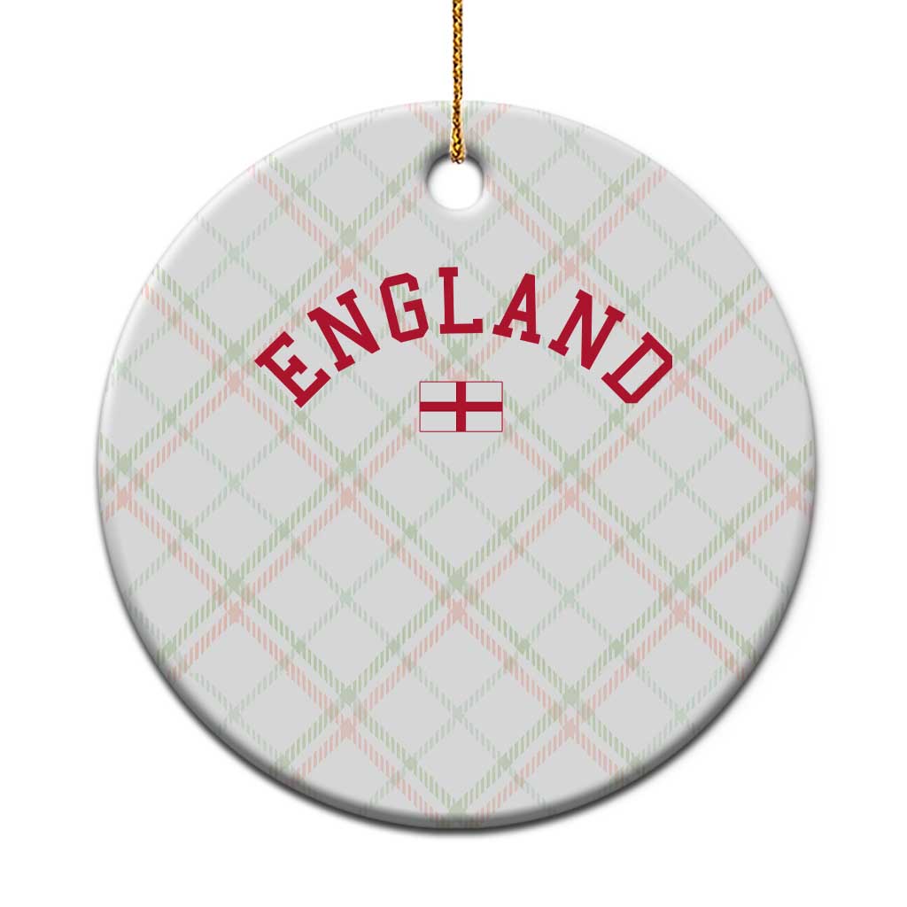 Vintage England Flag Pride Ceramic Ornament Patriotic St Georges Cross Heritage TS02 1pc Christmas Plaid Print Your Wear