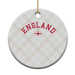 Vintage England Flag Pride Ceramic Ornament Patriotic St Georges Cross Heritage TS02 1pc Christmas Plaid Print Your Wear
