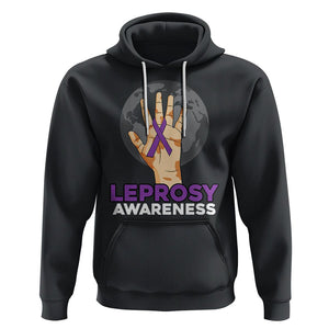 Leprosy Awareness Hoodie TS02 Black Printyourwear