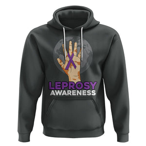 Leprosy Awareness Hoodie TS02 Dark Heather Printyourwear