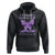 Leprosy Awareness Hoodie I Wear Purple For Leprosy Awareness TS02 Black Printyourwear