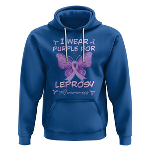 Leprosy Awareness Hoodie I Wear Purple For Leprosy Awareness TS02 Royal Blue Printyourwear